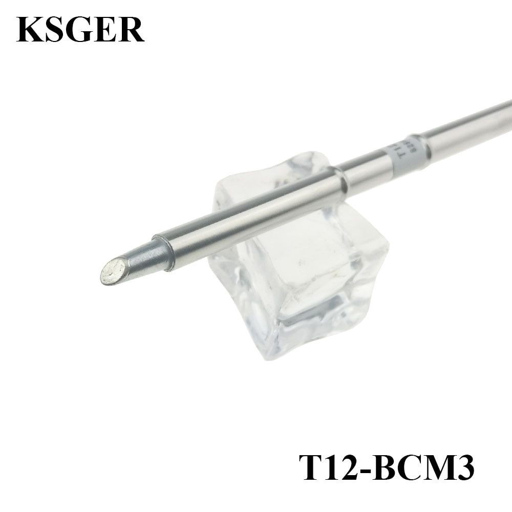 Ksger Elektrische Diy T12 Soldeerbout Tip BCM2 BCM3 Soldeer Tips Voor STM32 Oled Controller Station FX9501 Handvat Lassen