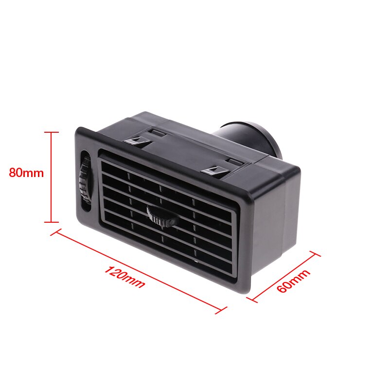 Front Air Vent Outlet Car Air Conditioning Vent Heat Air Exhaust Vent Dash Ventilation Outlet Truck ATV Trailer Defrost Air Vent