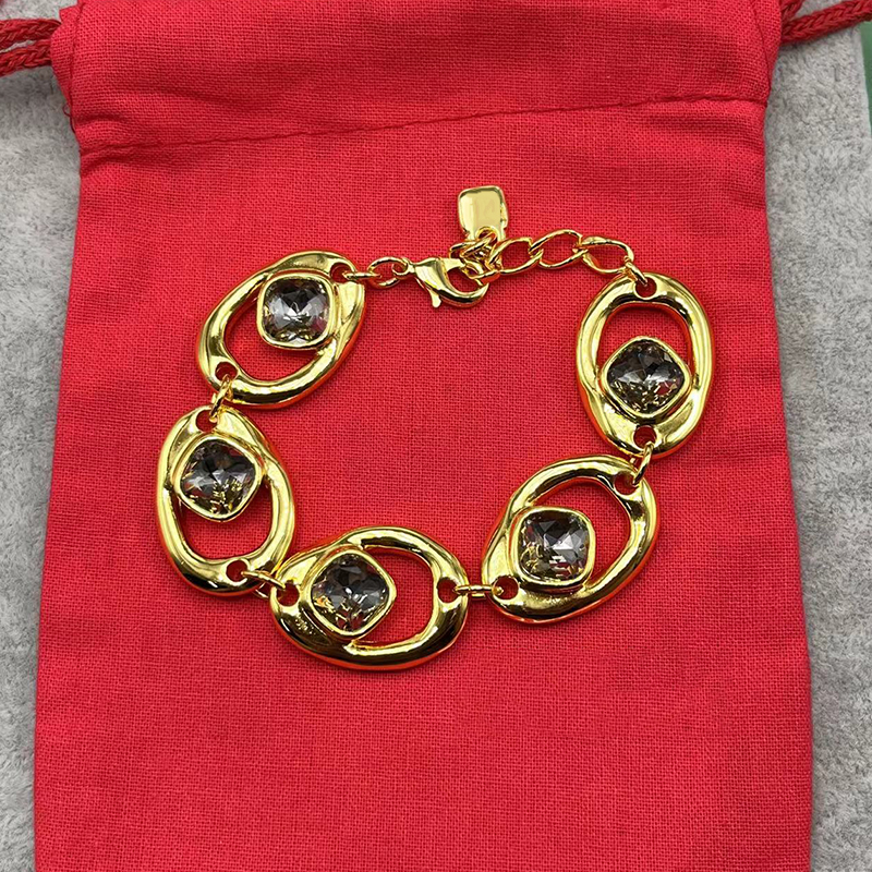 Bracelet de bijoux de luxe pour dames, léger, espagnol, , accessoires exquis, fête, de ,: Zinc blanc bleu plaqué