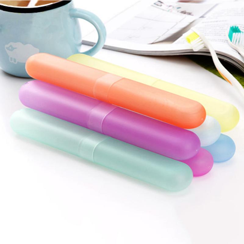 1pc rejse bærbare tandbørster tandpasta opbevaringsboks etui badeværelse tilbehør elektrisk tandbørste etui holder