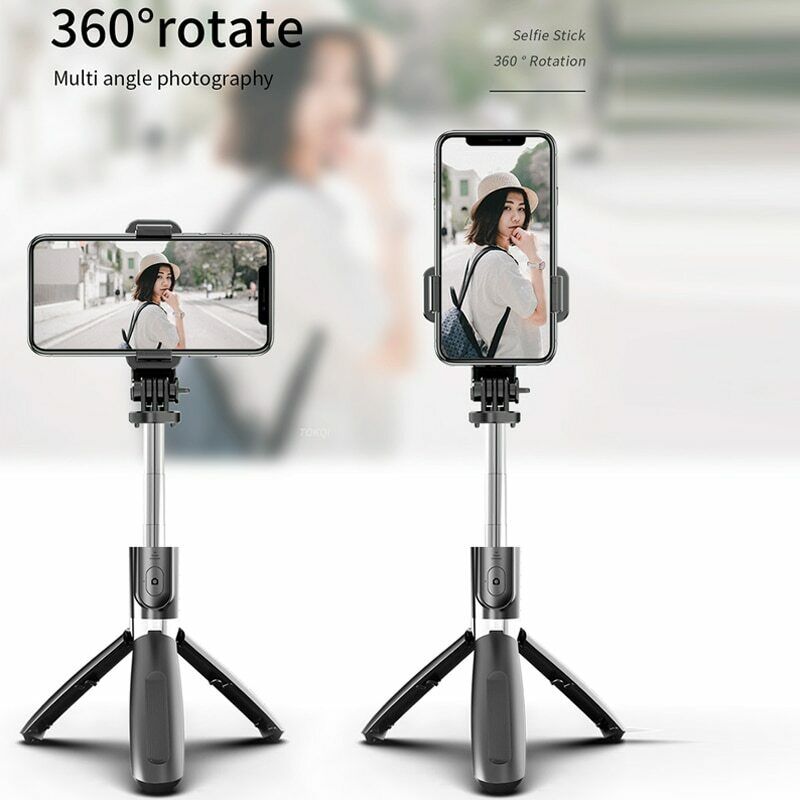 Perche à Selfie 3 en 1, trépied extensible monopode avec télécommande Bluetooth pour IPhone Samsung Huawei Xiaomi Smartphone
