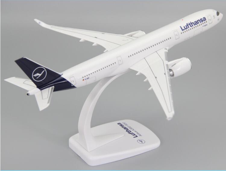 26.8Cm 1:250 Plastic Duitsland Air Lufthansa Airways Airbus 350 A350-900 Airlines Vliegtuigen Geassembleerd Vergadering Airplane Model Plane