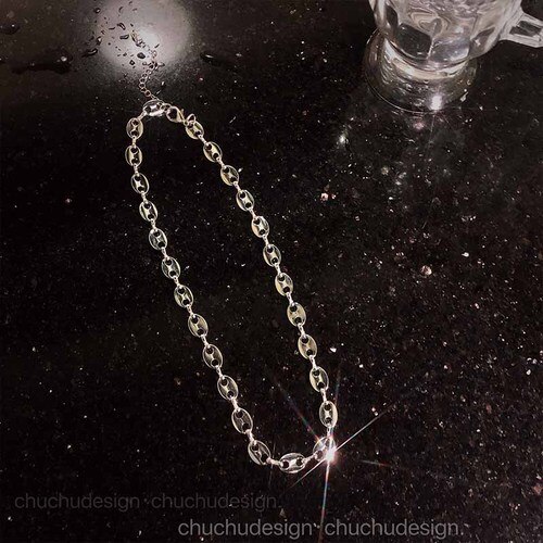 Necklace female clavicle chain simple temperament necklace chain accessoriesnecklace: Thick chain