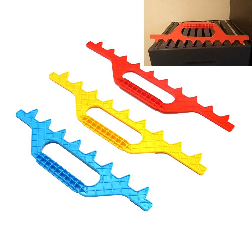 1Pcs Bijenteelt Plastic Frame Spacer 7 8 Frames Bijenkorf Afstand Variërend Tool Tuin Measureing Afstand Gereedschap Farm