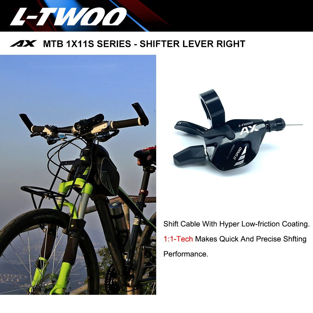 L-TWOO AX-gatillo cambiador para bicicleta de montaña, grupo de cambios 11 S, sistema de desviador trasero, Cassette, piezas para bicicleta de montaña, 1x11 velocidades