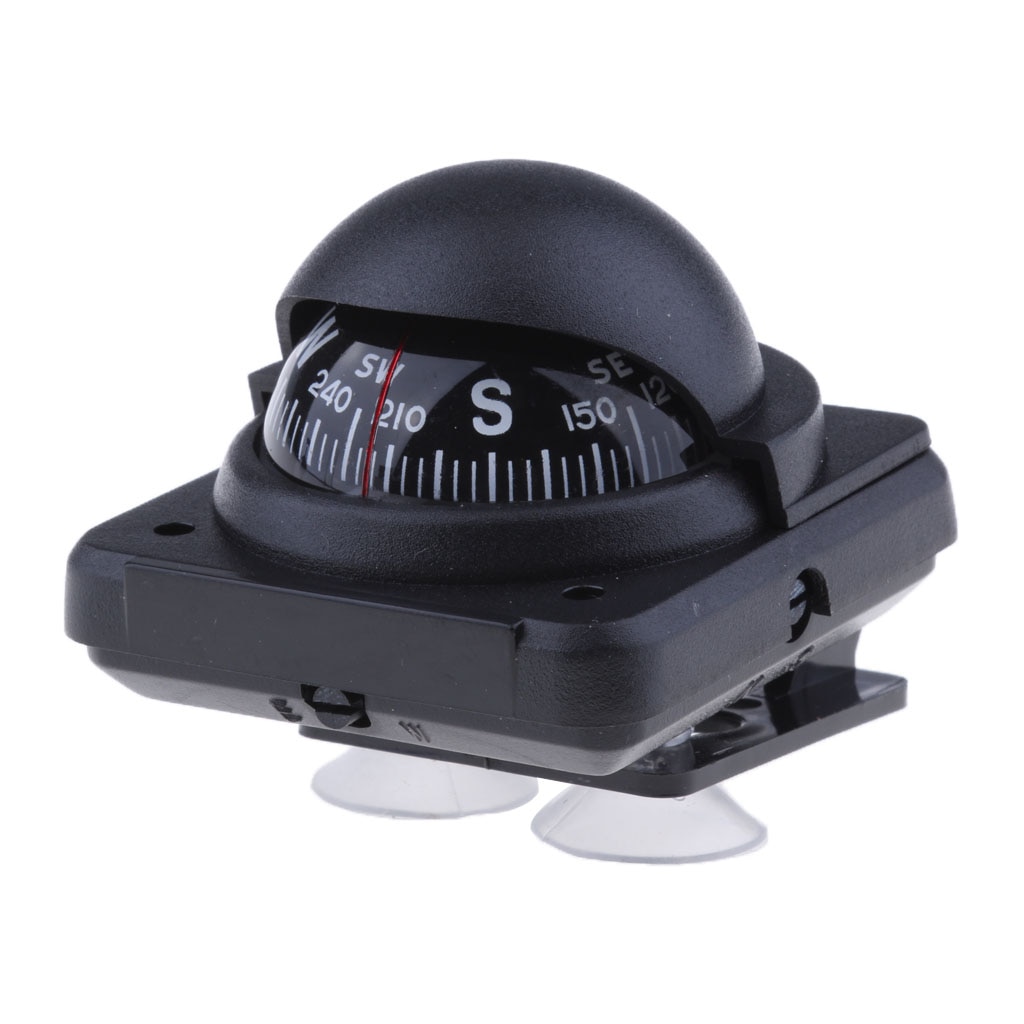 Sort kompas bold digital marine båd navigation bil camping rejser