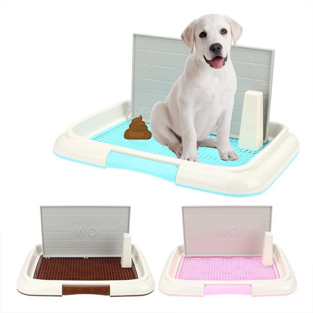 NICEYARD chien toilette pot chiot litière bac pipi formation toilette pour animaux de compagnie toilette facile à nettoyer bassin de lit treillis produit pour animaux de compagnie