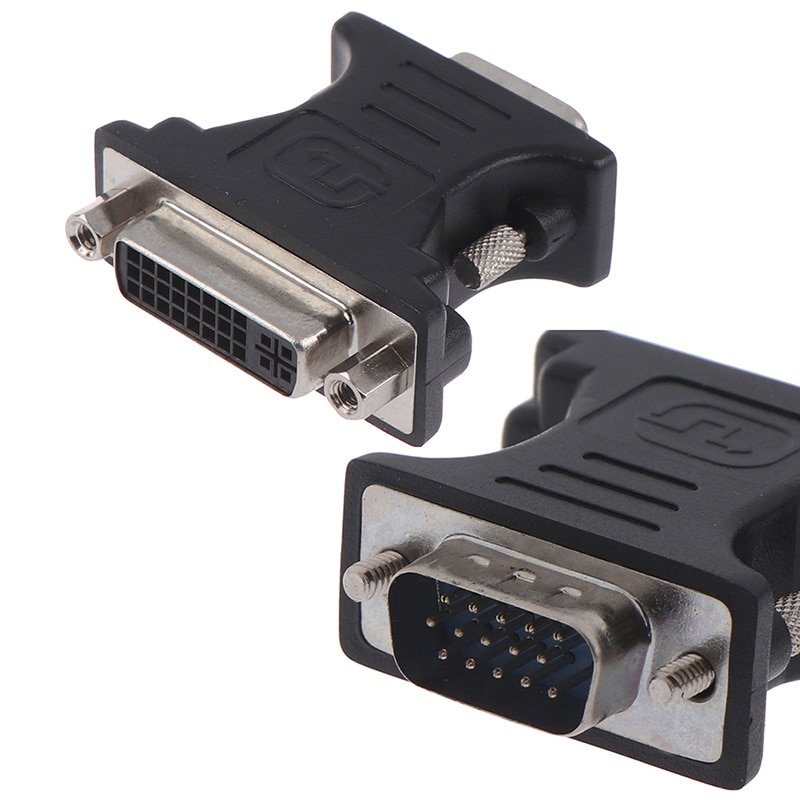 ALLOYSEED 24 + 5Pin DVI Female to 15Pin VGA Male Cable Extender Adapter Converter Cable Connector For HDTV CRT Monitor Projector