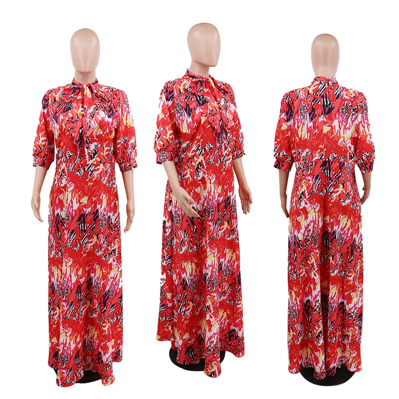 Vestidos africanos para mujer, ropa africana, vestido largo musulmán, vestido africano para dama.