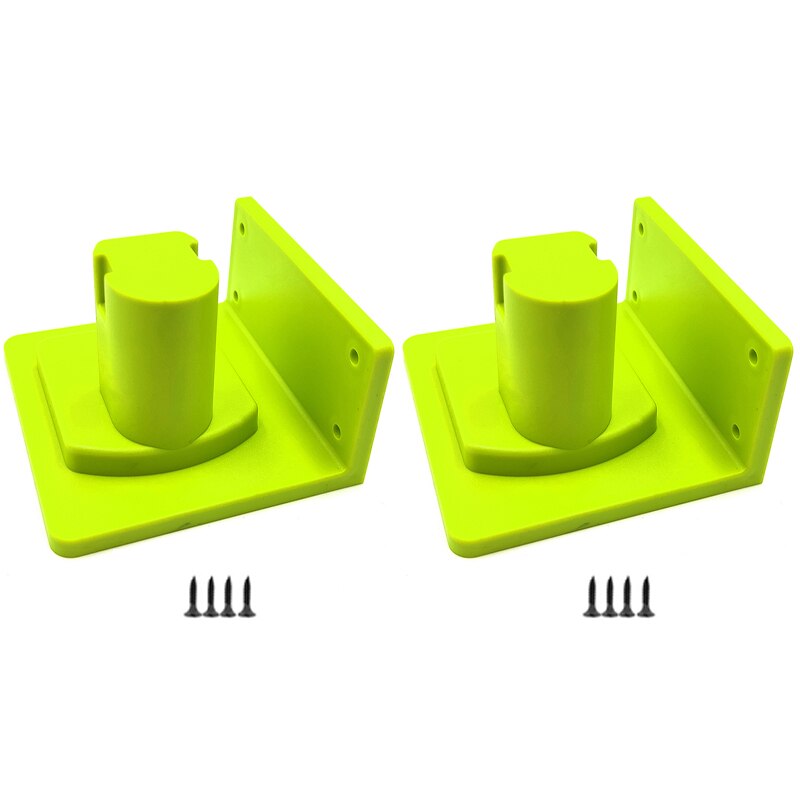 1pcs/ 2 pcs Tool Storage shelf Rack for Ryobi 18V One+ Drill Power Tool Wall Mount Stand Machine Bracket: 2PCS With Screw