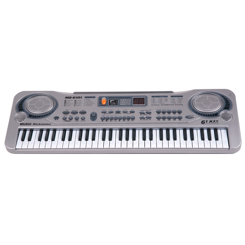 61 Toetsen Elektronische Keyboard Piano Led Muziek Speelgoed Educatief Electone Kerstcadeau Voor Kinderen Midi Keyboard