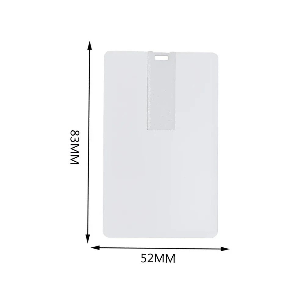 20szt/lot Karta kredytowa Pendrive USB 2.0 Pendrive 64GB 32GB 16GB 8GB 4GB Pamięć Pen Drive Usb Niestandardowe logo Prezenty biznesowe