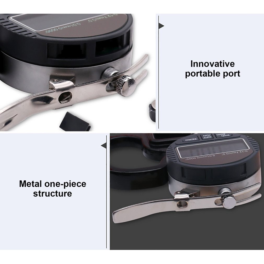 Aluminium Body 0.001Mm Elektronische Diktemeter 12.7Mm 25.4Mm Digitale Micrometer Dikte Meter Micrometro Dikte Tester