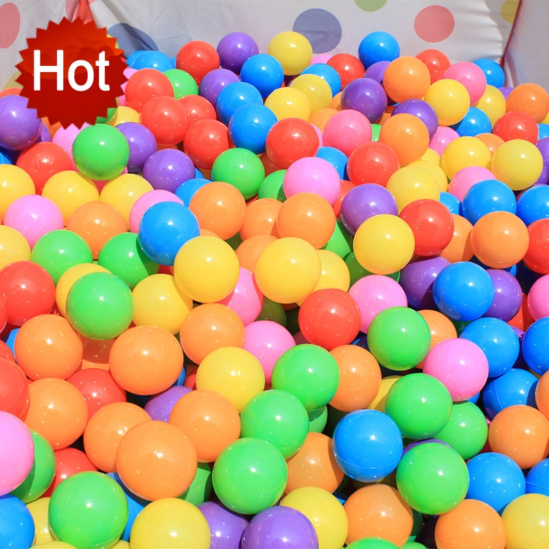 ! 25/50/100/200Pcs Baby Toy Ocean Ball Safe Non-toxic Tasteless Colorful Ball Toys Promote Your Baby's Understanding of Color