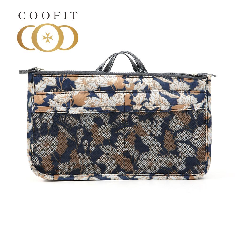 Coofit sac de rangement de voyage à compartiments multiples, sac de rangement de toilette, trousse de toilette de couleur unie pour voyage: 12