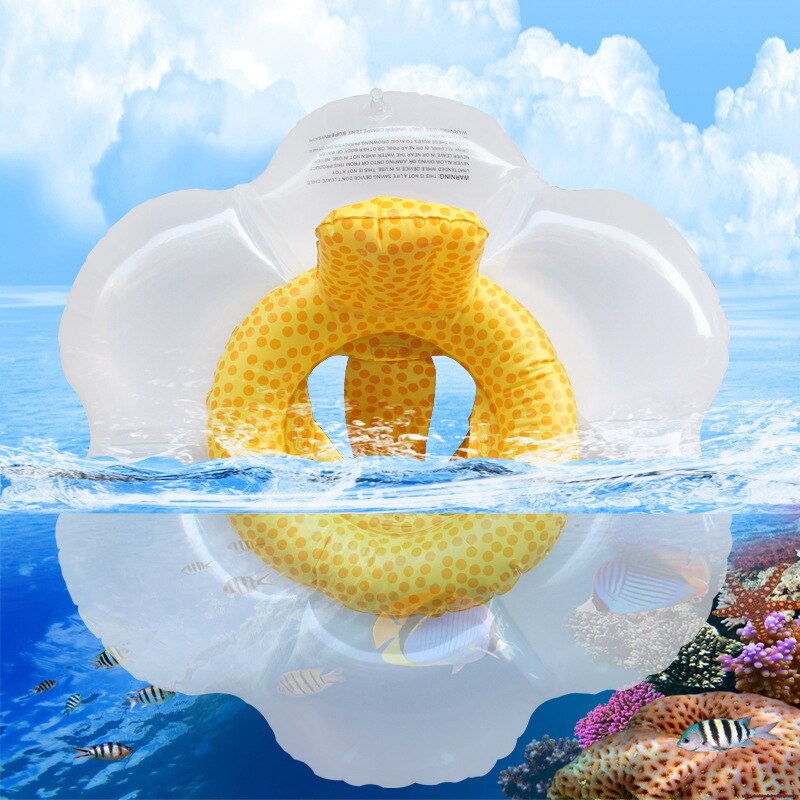 Oppustelig cirkel baby solsikke flyde svømningsring oppustelig pool flyde barnesæde luftmadras vandlegetøj