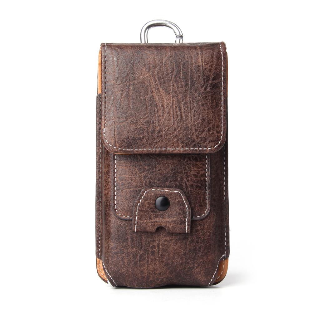 Cintura in Vita aziendale Confezioni Sacchetto di Caso di Vibrazione Per Ulefone Nota 8P Armatura X7 X6 X5 X3 Pro Telefono Cellulare sacchetto Appeso Copertura Coque Fundas: Ulefone Note 8P  S / Brown
