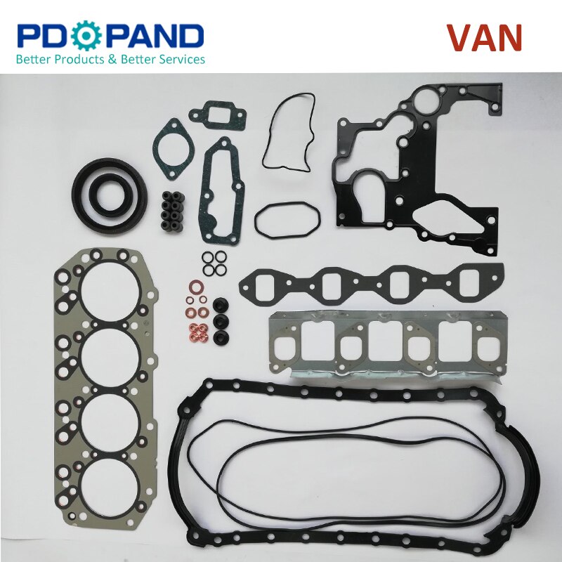 4JB1T 4JA1T Engine Rebuilding gasket set For Isuzu CHEVY TROOPER D-MAX ELF TFS TFR NKR NHR pickup Van BLAZER TAVERA 2.8 2.5