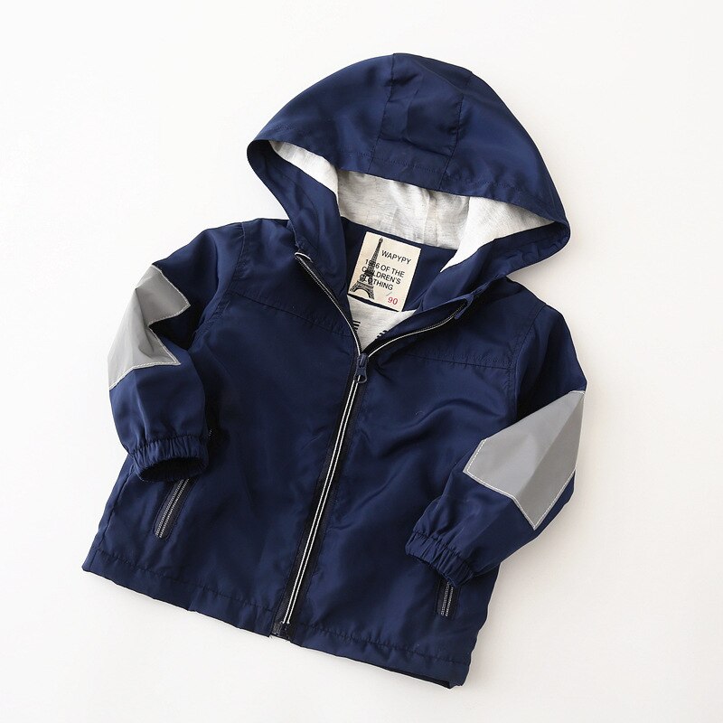 Kinder jacke dünne neue junge frühling und herbst jacke baby zipper hemd mit kapuze kinder tragen 7080 17