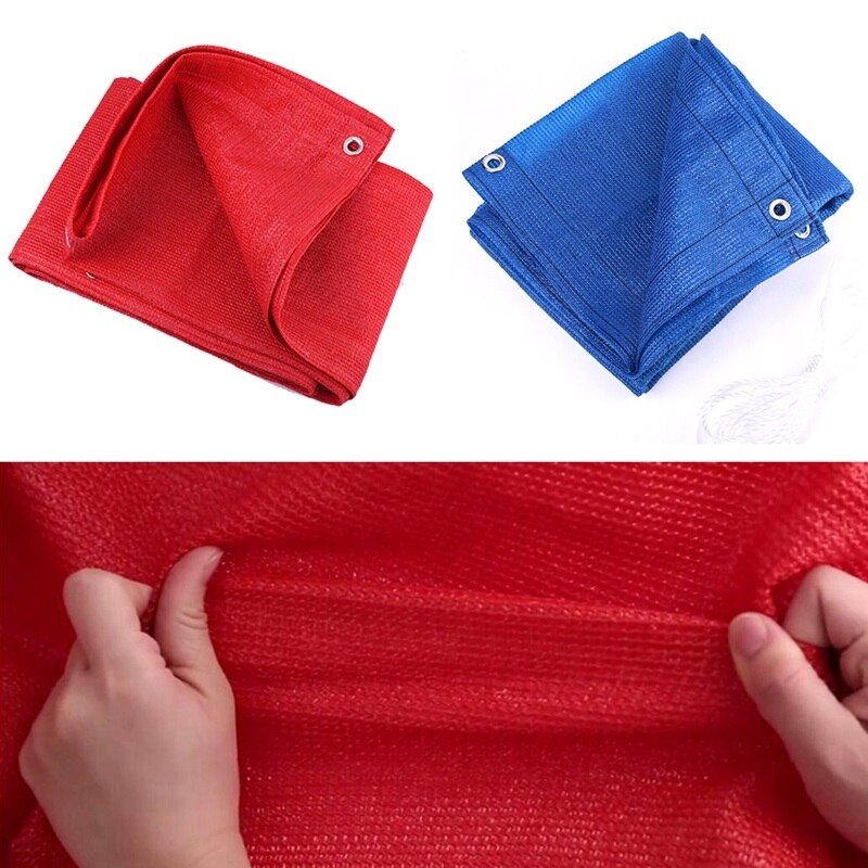 Hi Red Blue Garden Sun Shade Sails Sailing No Smell HDPE Anti-UV Sun Shelter Sunshade Household Sunshade Net Shade Sail