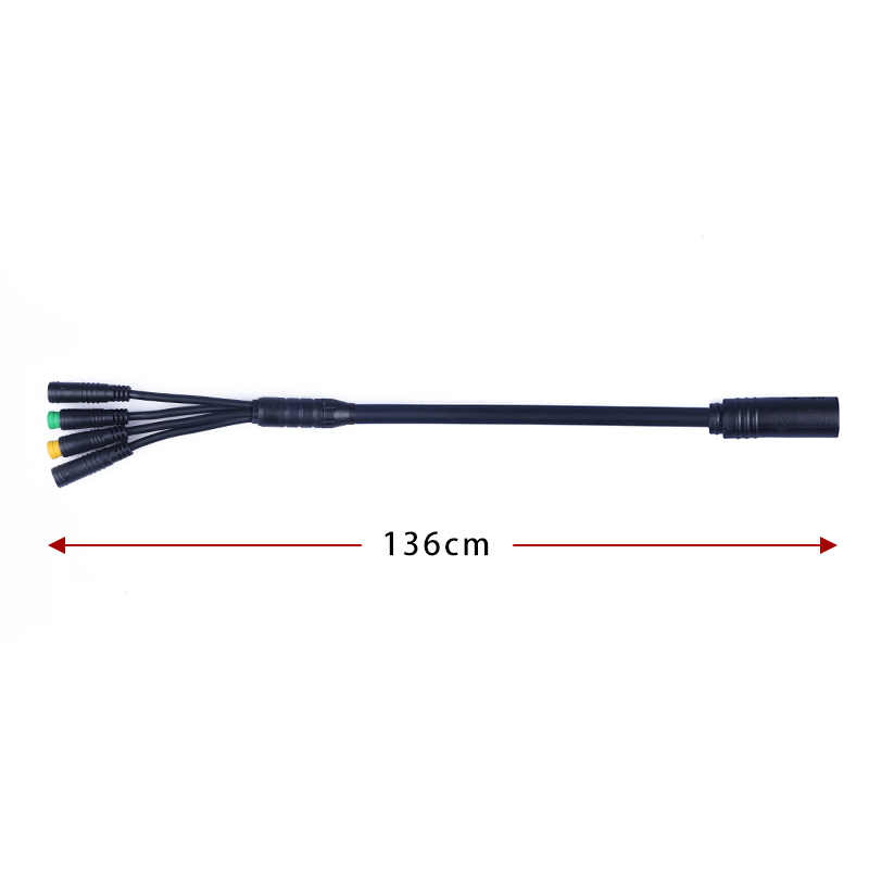 1T4 EB-BUS Waterproof Main Cable For Bafang 8FUN Mid Hub Motor Kits E-BIKE BBS01B BBS02B BBSHD Connect Brake Display Throttle