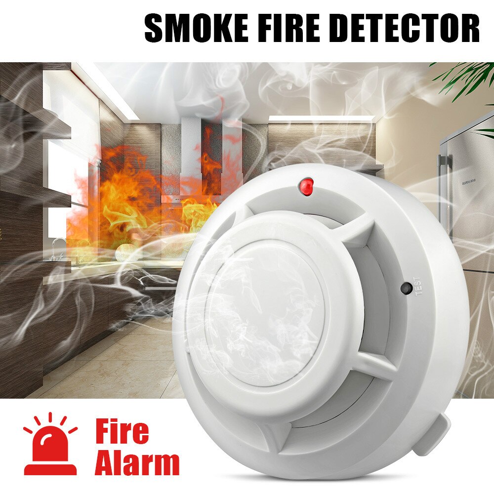 Højfølsom stabil uafhængig alarm røgalarm hjemmesikkerhed trådløs alarm røgalarm sensor brandudstyr