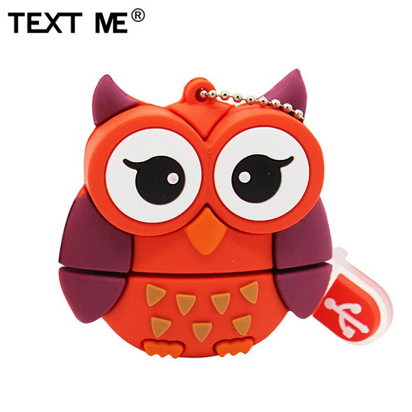 TEXT MIR 64GB nette cartoon Pinguin eule fuchs stil usb-stick usb 2.0 4gb 8gb 16gb 32GB vreative stick