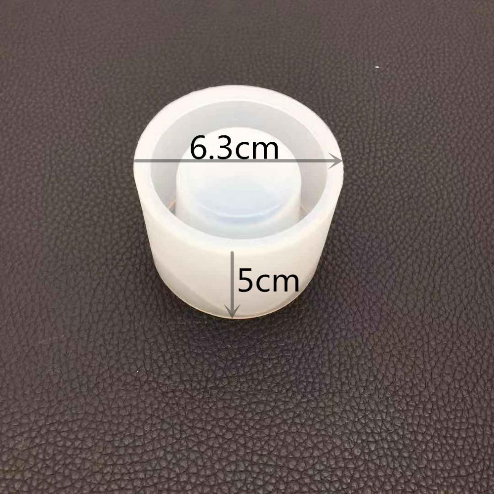 DIY Cystal epoxy Resin silicone aroma candlestick mirror Mold plaster hand made pendant Mold jewelry Making Tools