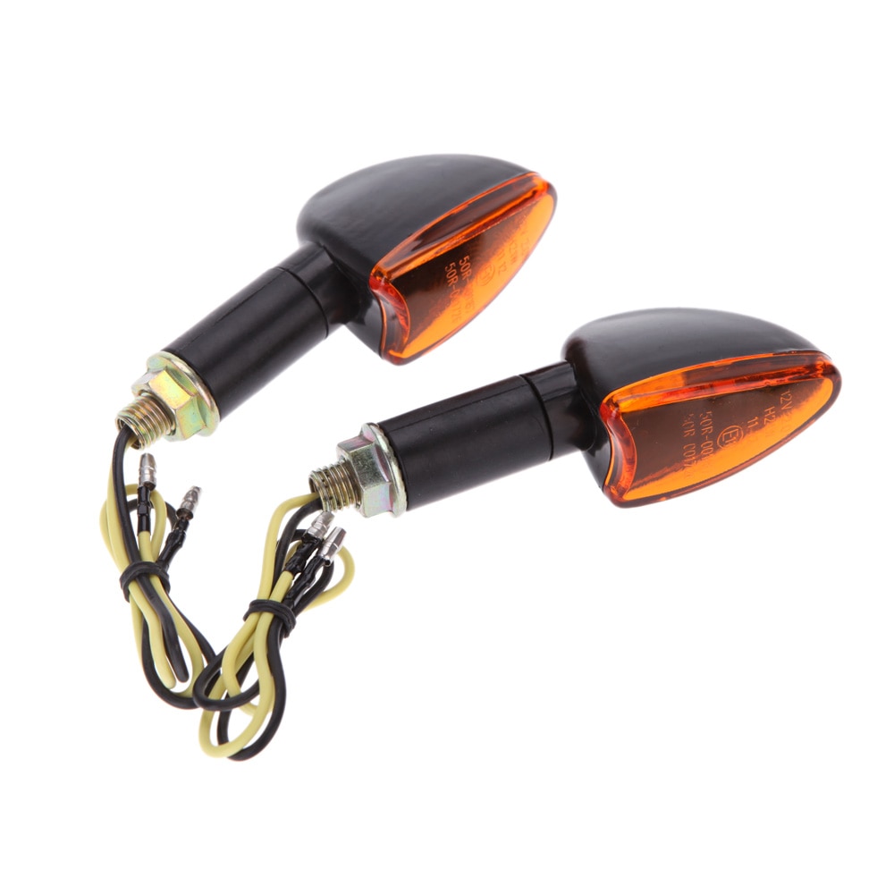 Clignotant universel de moto, 12V, clignotant avant et arrière, lampe halogène, pour Honda suzuki