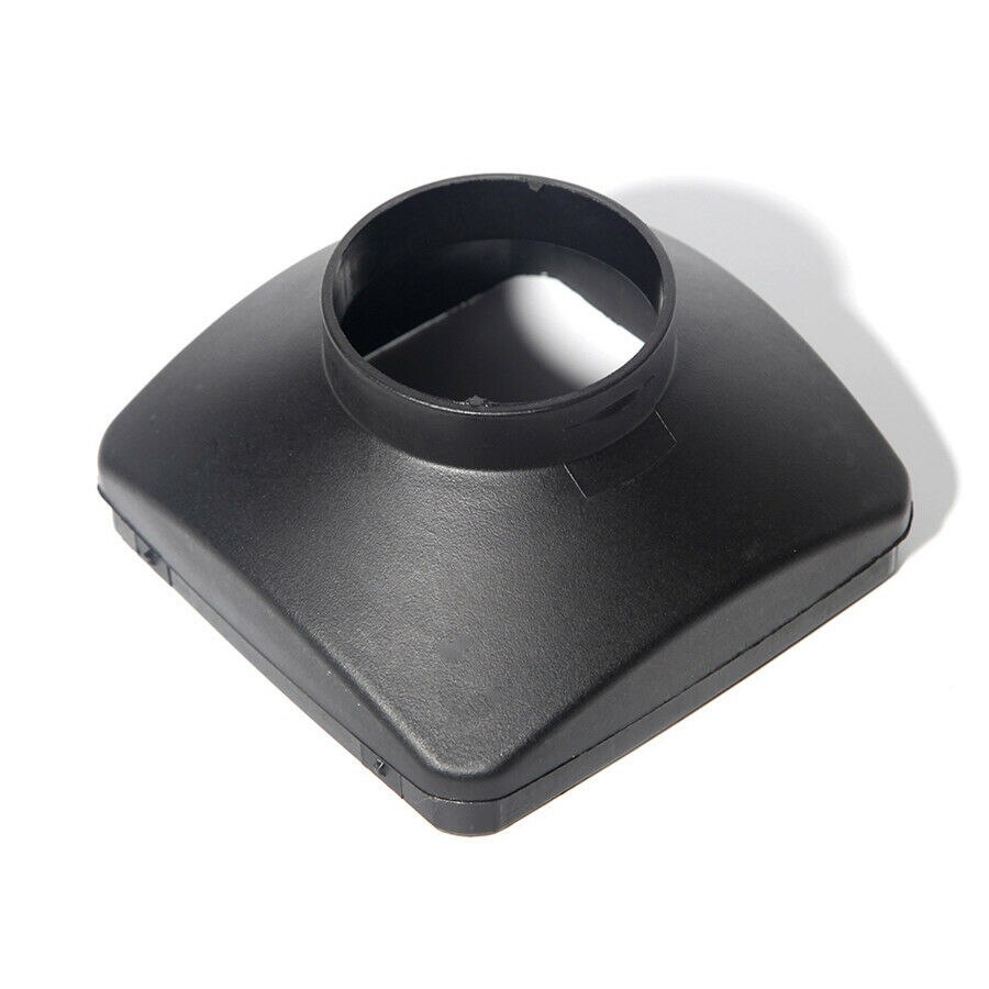 Kunststof kachel uitlaat afdekking zwarte onderdelen 1pc auto's vrachtwagens boot voor lucht diesel parkeer accessoires auto