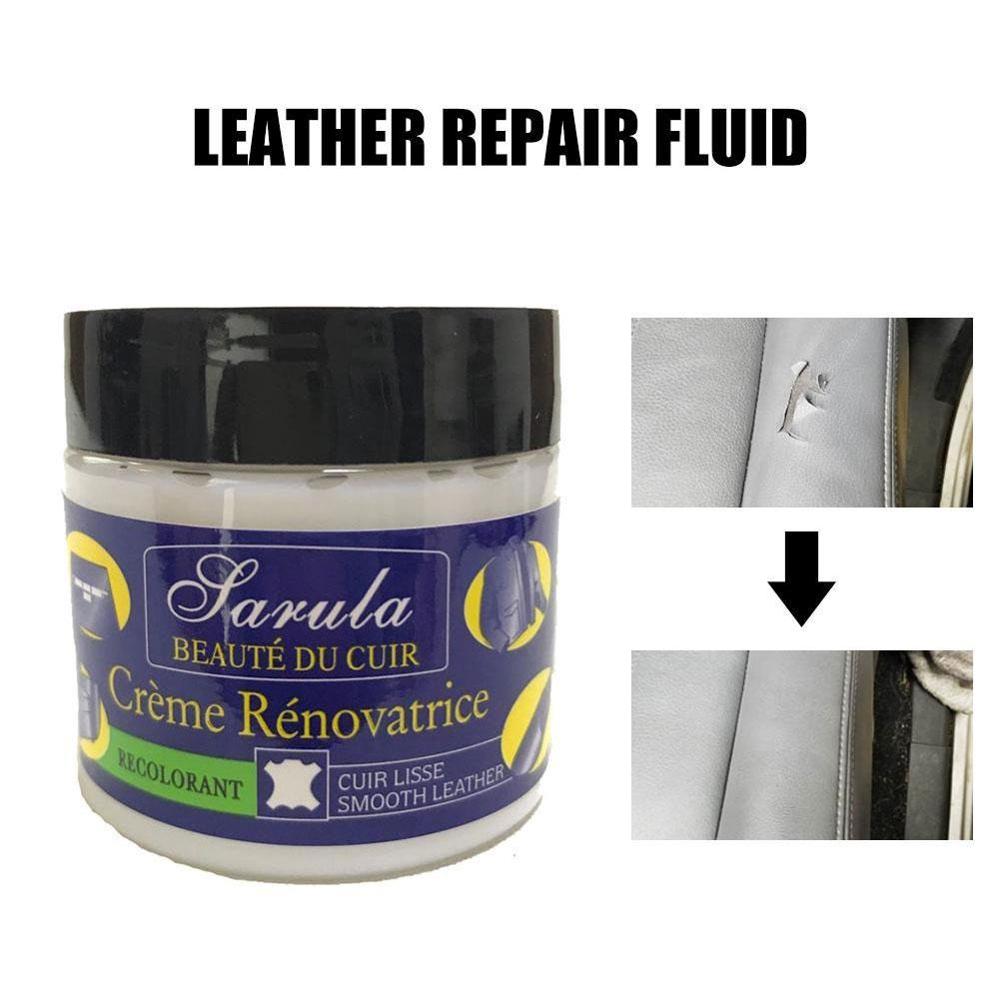 1Pc Autostoel Leer Restauratie Vinyl Reparatie Kit Auto Zitsbank Lederen Holes Scratch Scheuren Rips Vloeibare Lederen reparatie Cre