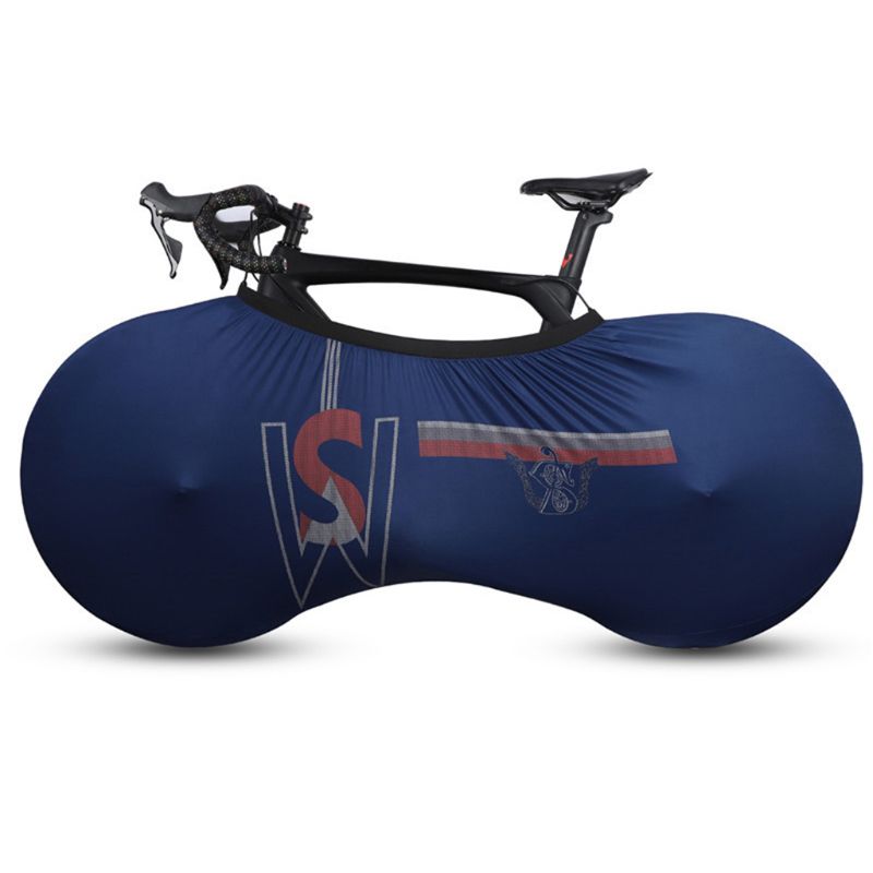 Universal støvtæt mountainbike-dæksel indendørs mtb-cykelhjul ridsefast elastisk beskyttelse gear opbevaringspose adgang: F