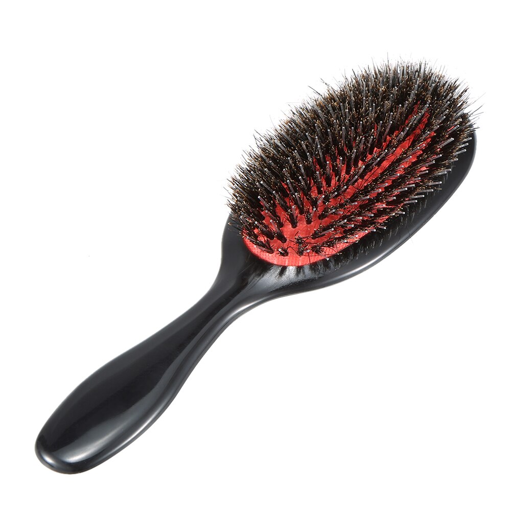 Cepillo de pelo para belleza, cepillo de pelo para masaje del cuero cabelludo, peine ovalado, peine de paleta antiestática, Herramienta de Peinado cerdas de jabalí y cepillo de pelo de nailon