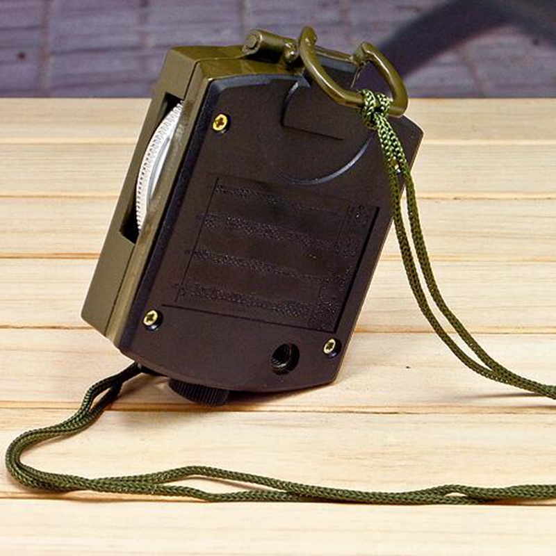 1pc Outdoor Multipurpose Compass Portable Compass Navigation for Camping Hiking Metal Luminous Outdoor Activities