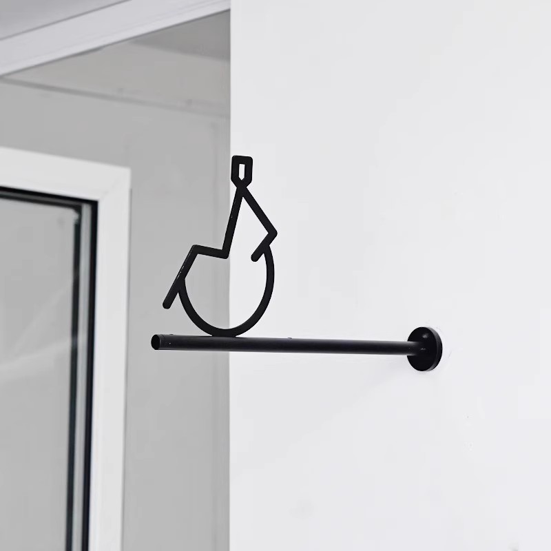 Men's and Women's Restroom Signage 3D Signage Public Restroom Bathroom Side Hanging Metal Door Signs Toilet WC Sign: Golden