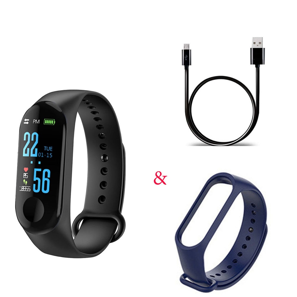 M3 Pro Smart Band Waterproof Fitness Tracker VS M3 Plus Smart Bracelet Blood Pressure Heart Rate Monitor: LJC00H12N1