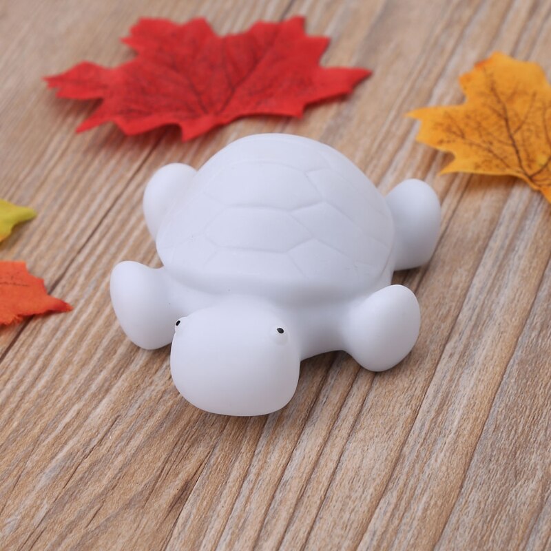 Lampeggiante Light Up Toy Turtle LED 7 colori che cambiano la lampada della luce notturna