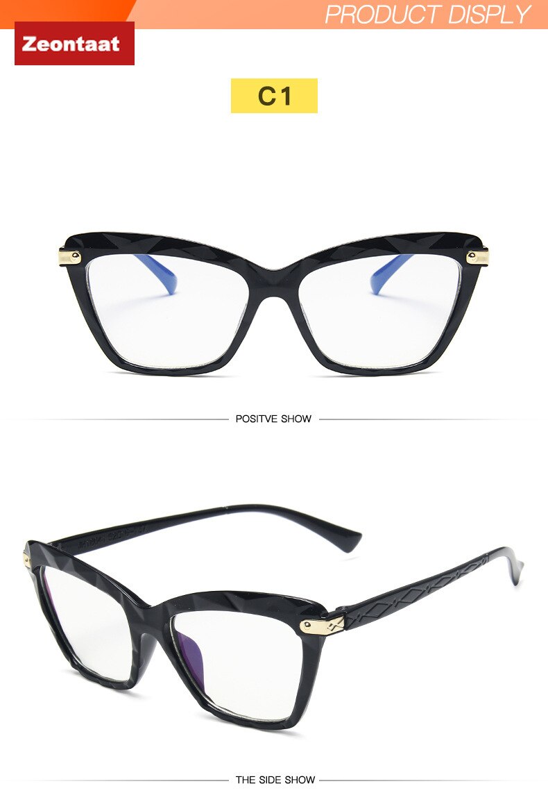 Leesbrillen dames cat eye anti-blauwe stralen presbyopie bril anti-vermoeidheid computerbrillen
