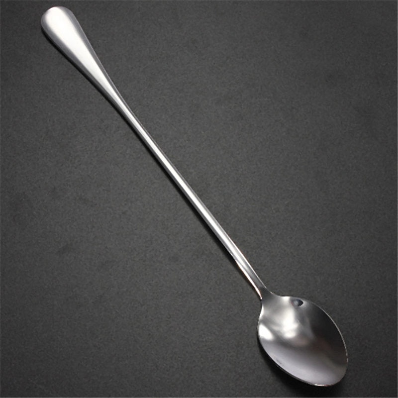 Beste Lange Lepel Koffie Latte Ijs Soda Sundae Drink Cocktail Scoop Mixer Puddler Roeren Bar Lepel Tool