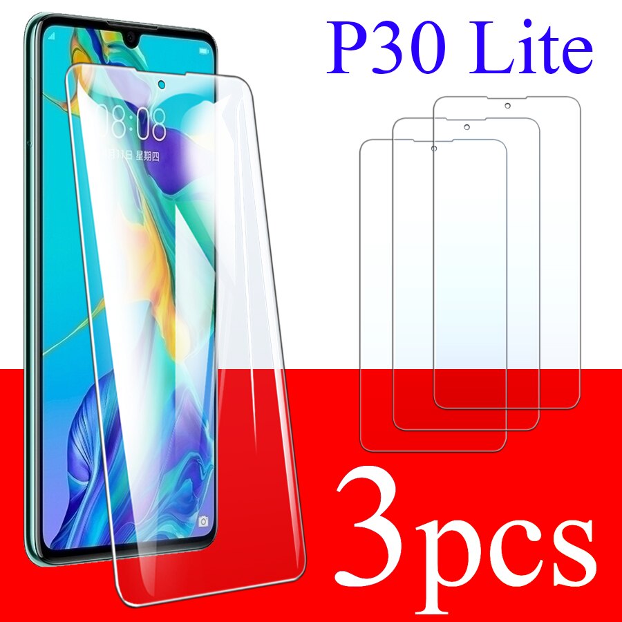 Beschermende glas voor huawei p30 lite gehard glas screen protector film huawei p30 lite glas 9h hd clear 1-3 stuks