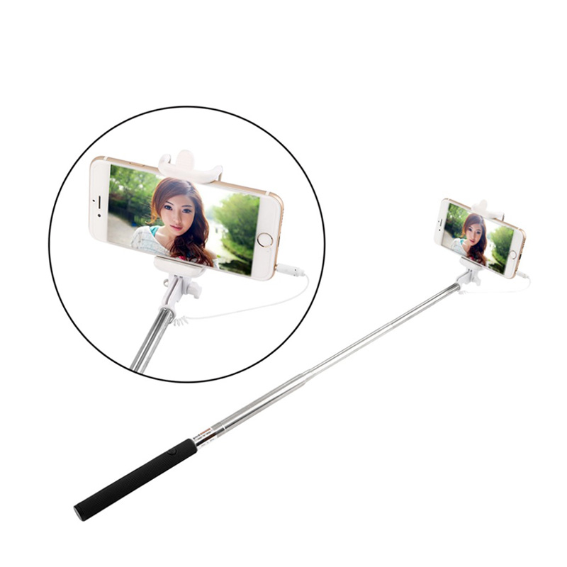 Universal Selfie Sticks Extendable Travel Handheld Self Timer Pole Artifact Palo Selfi Monopod Tripod for iPhone 7 Plus
