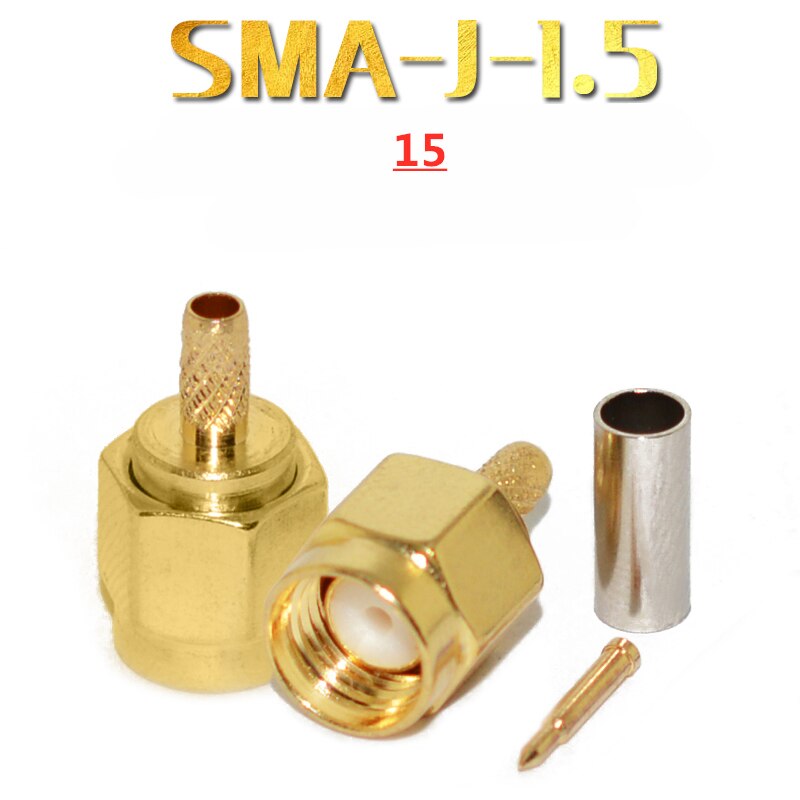 5PCS RF SMA Adapter Kit SMA-KE/KWE Adapter IPEX/IPX Radio Frequency GPS Antenna Base RF Male and Female Connector RF Convertor: Type-15