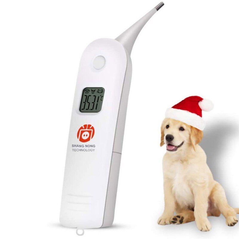 Veterinary Thermometer Digital Animal Thermometer Pet Veterinary Thermometer Dog Thermometer Body Temperature Indicator: Default Title