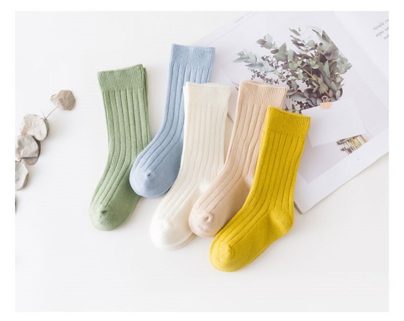 Balleenshiny Baby Katoenen Sokken Jongens Meisjes Elegantie Baby Sokken Lange Buis Kids Kinderen Spaanse Stijl Kniekousen Meisje Knie Hoge