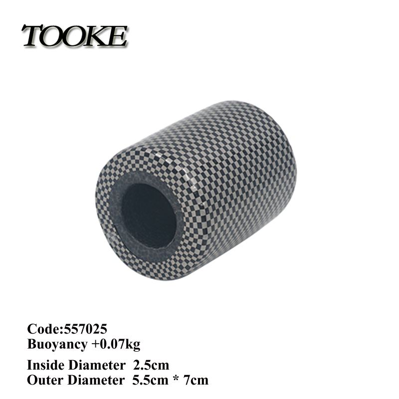 Flotador de espuma de alta densidad para brazo extensible de Buceo Submarinismo Housing: 5.5cm dia x 7cm L