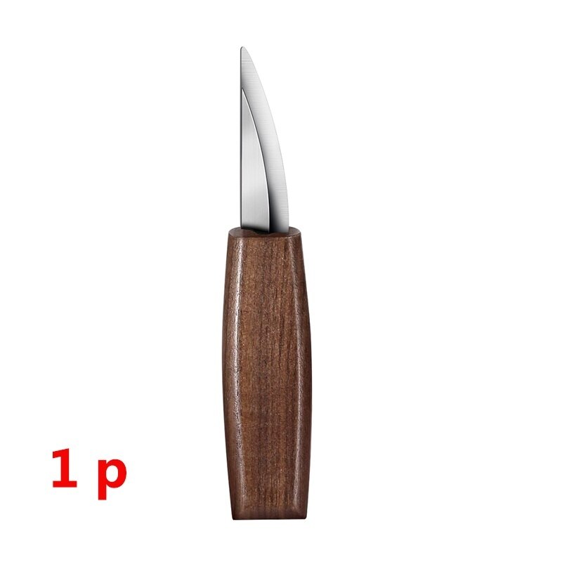 Wood Carving Tool Set - Hook for Spoon, Bowl, Kuksa Cup or General Carving Knife, Whittling Knife, Detail Wood Utensils Type: 1P