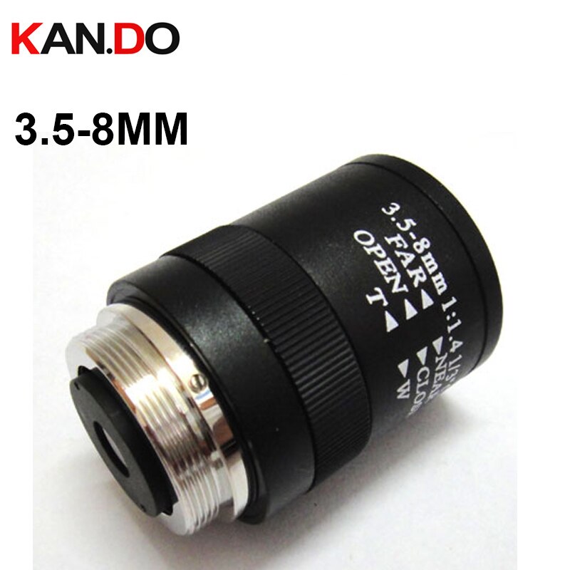 Hd 1/3 "En 1/4" Ccd Ir Cs Handleiding 3.5-8Mm Cctv Lens Voor Kleur B/W Camera Lens 8Mm Lens
