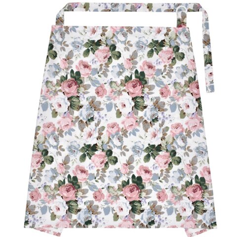 OkayMom niemowlę osłona robić karmienia piersią niemowlę oddychająca tkanina bawełniana chusta robić karmienia piersi śliniak karmienie piersią szalik dla dziecka: kwiat