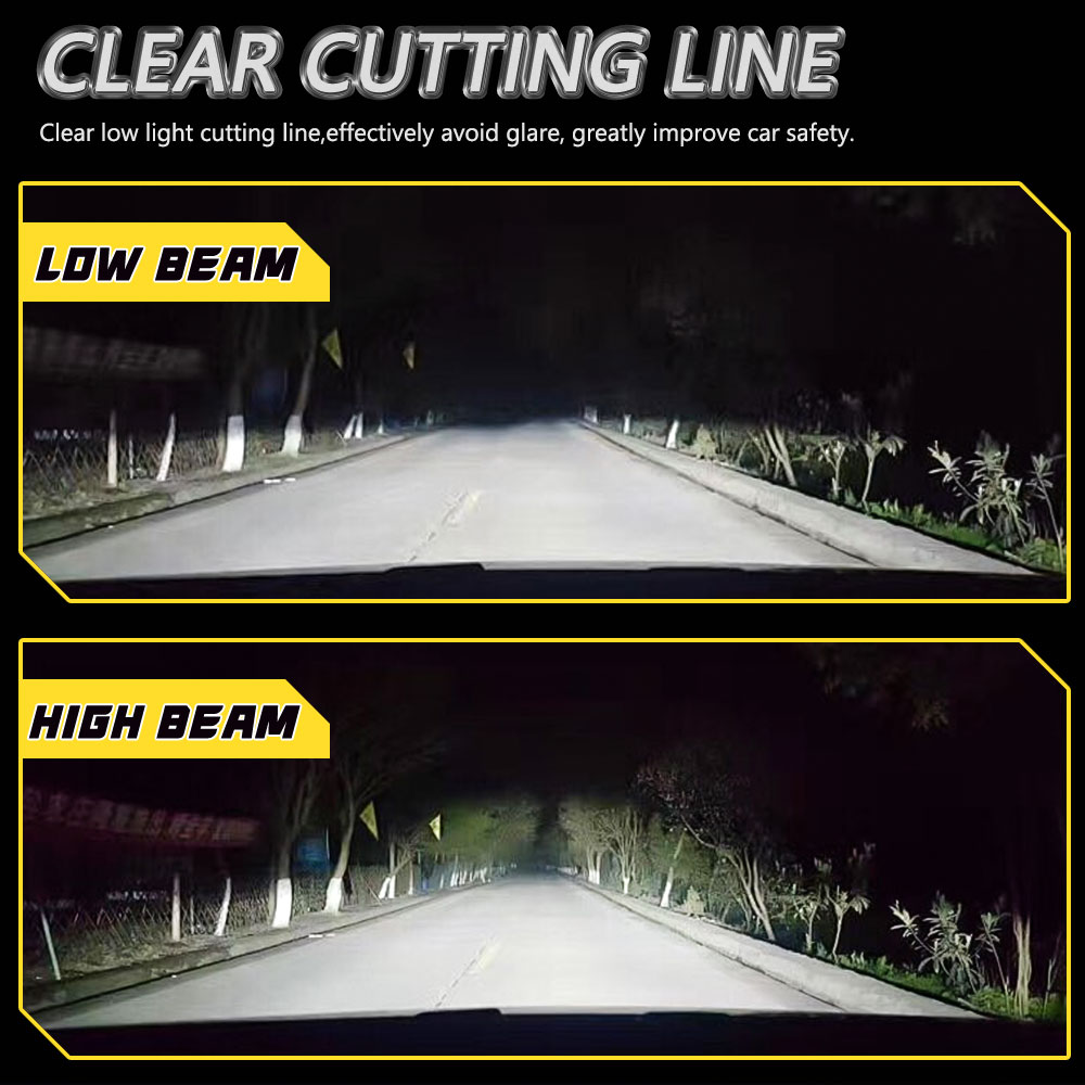 H7 h4 led-strålkastarlampor till bil 6000k 1000w superstarka strålkastare med fläkt , 1:1 mini-diodlampor till bildimljus