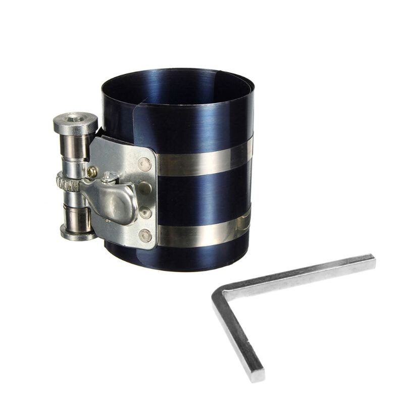 3" Car Engine Piston Ring Compressor Tool Installer Band Ratcheting 53-125mm J60F